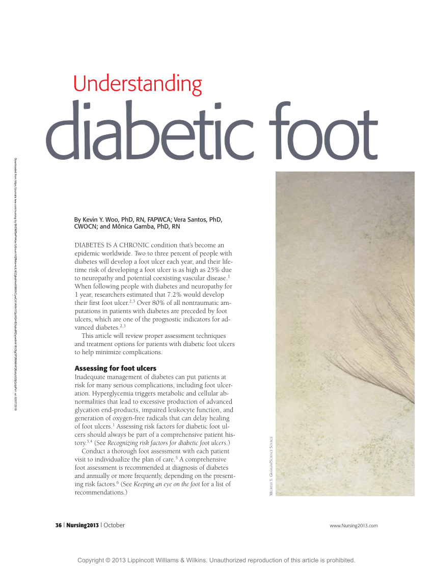 diabetic foot ulcer essay
