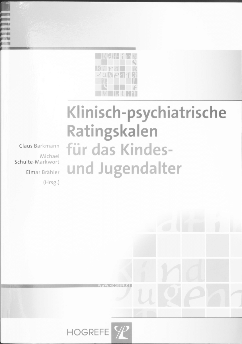 (PDF) Deutsche Version des Youth-Psychopathic-Traits-Inventory (YPI)