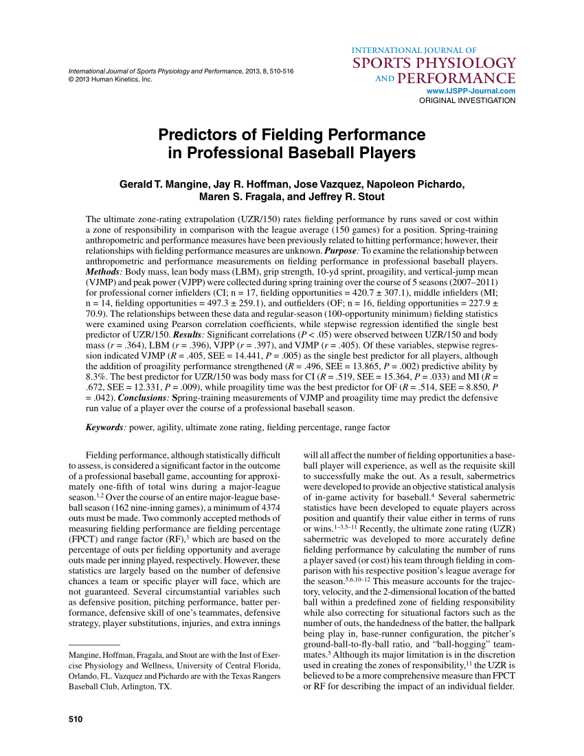 Predicting the Performance of MLB Pitchers with Machine Learning –  Engineered Athletics