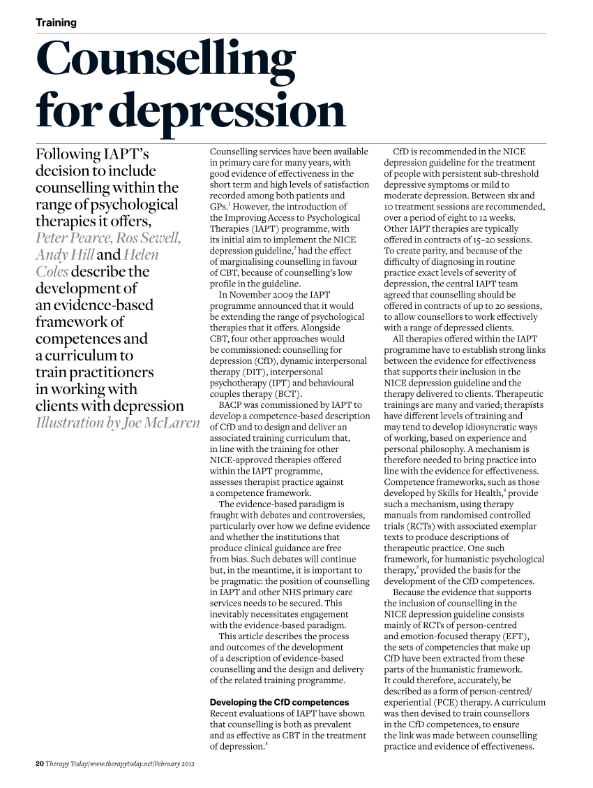 Depression Therapist Singapore