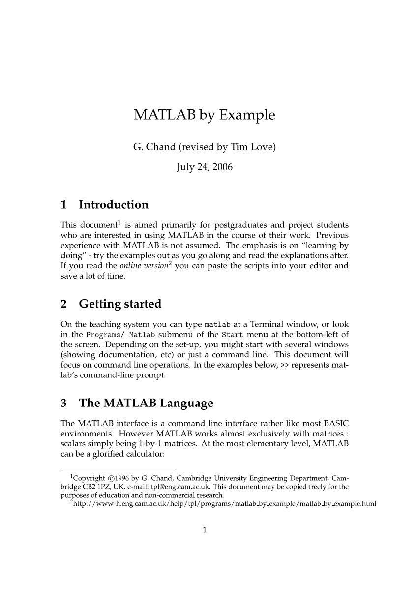 pdf report matlab