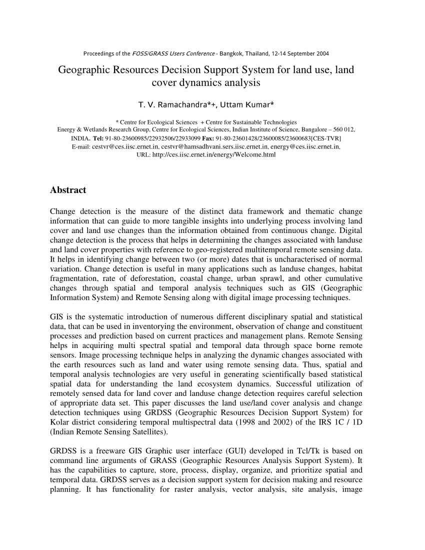 land use land cover research paper