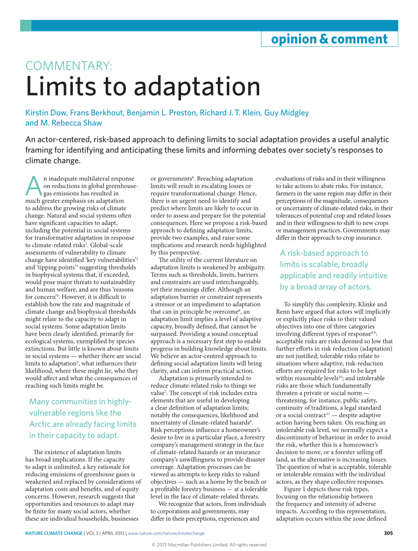 thesis on adaptation pdf