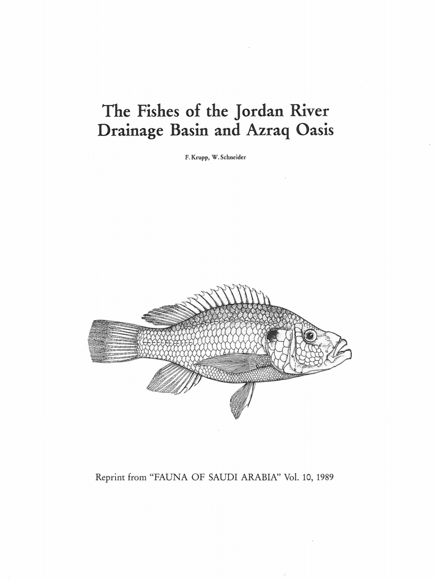 Numeric refugees Necessities PDF) The fishes of Jordan River drainage Basin and Azraq Oasis