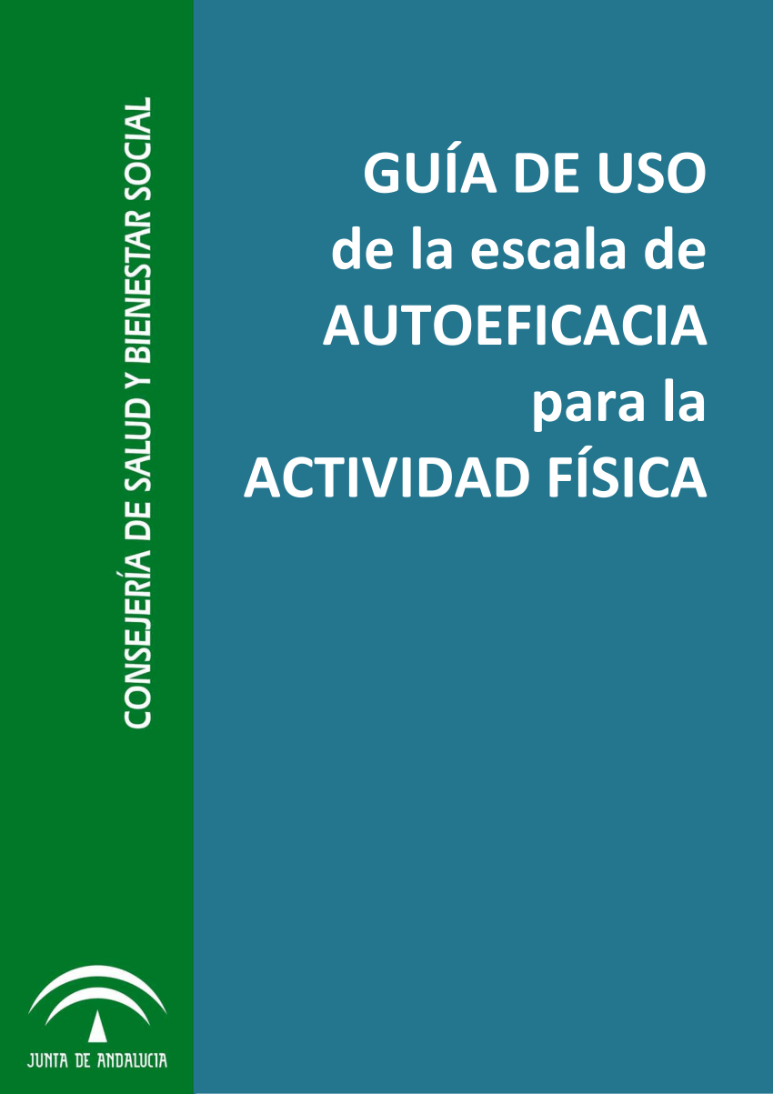 PDF) Guía de uso de la escala de autoeficacia para la actividad f'isica