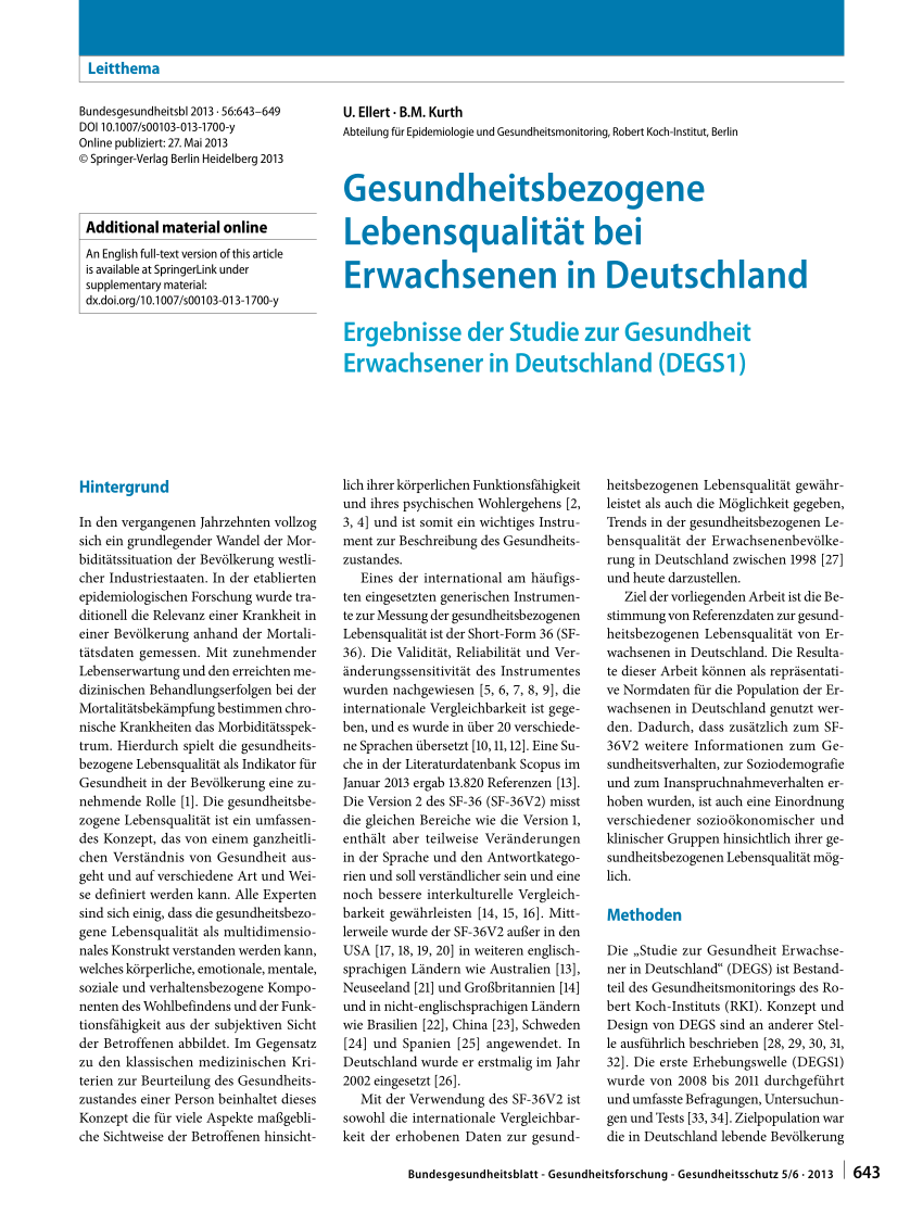 PDF Die Bedeutung der Prävention und Gesundheitsförderung für wirtschaftliche Entwicklung Baden Württembergs Augsburg 2015