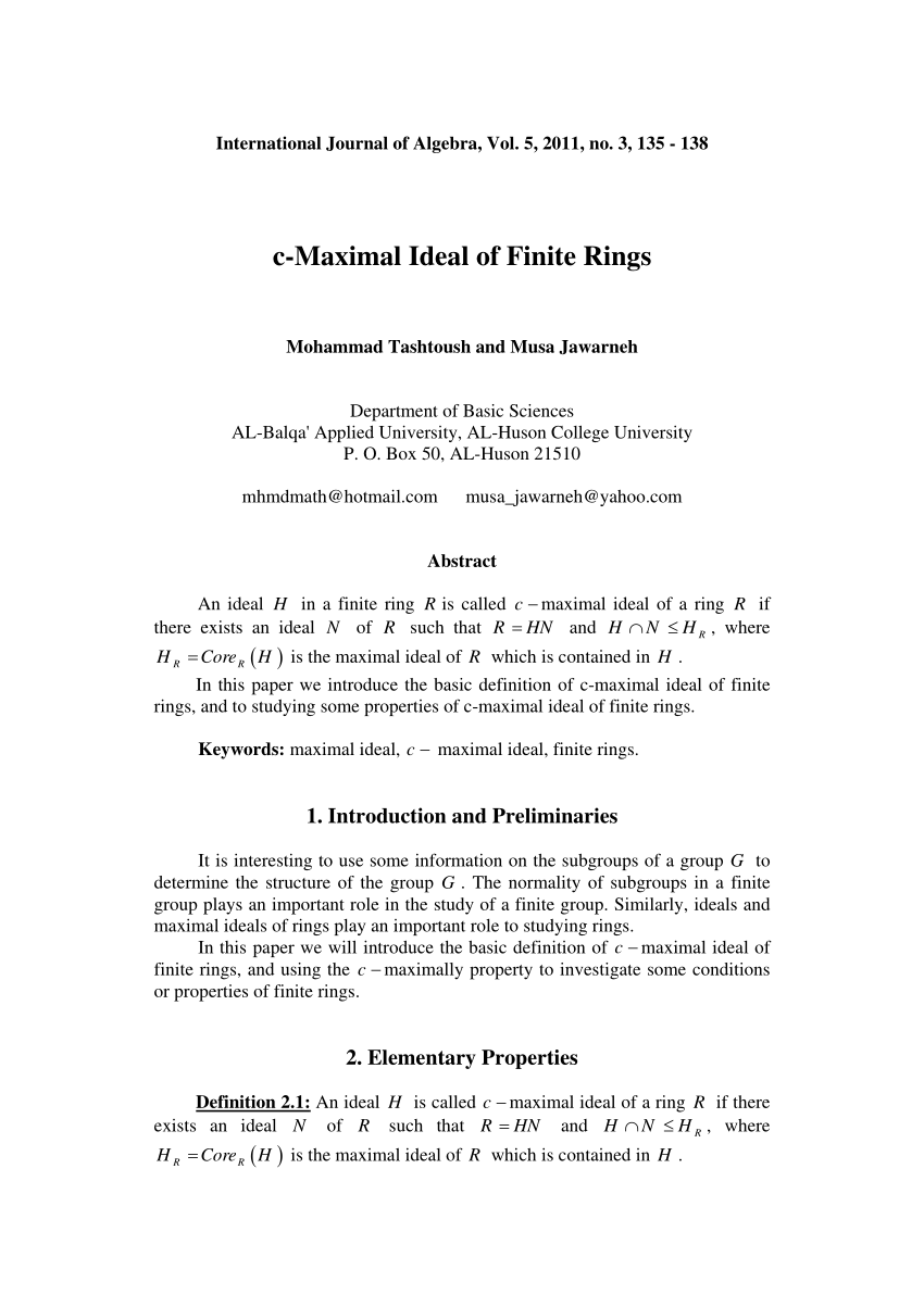 Solved Abstract Algebra: Ring Theory / Isomorphism (I | Chegg.com