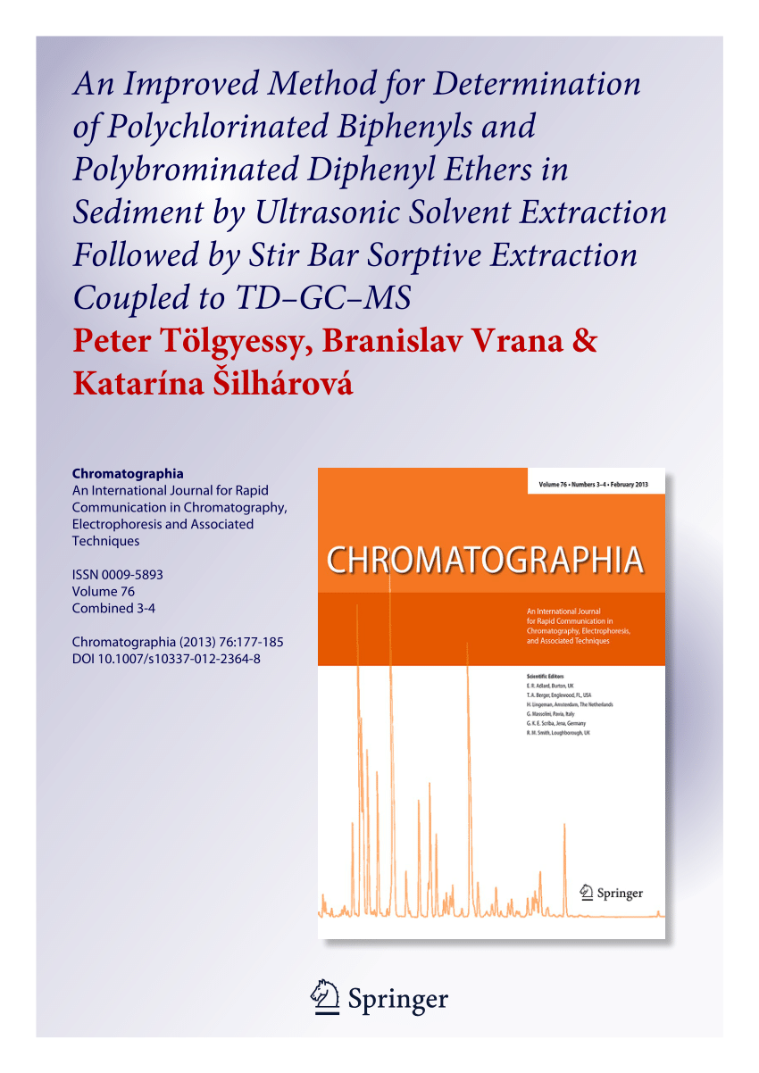 PDF) Method for analysis of polybrominated biphenyls by gas chromatography  mass spectrometry