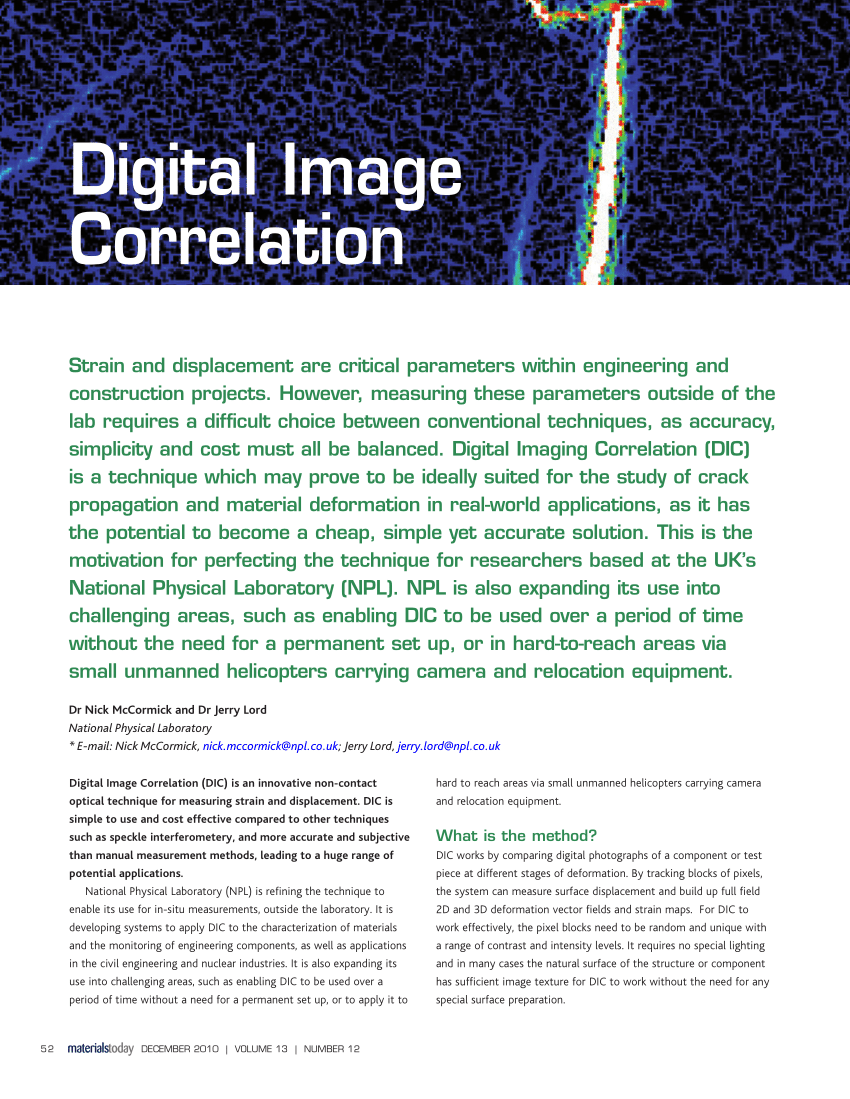 digital image correlation thesis
