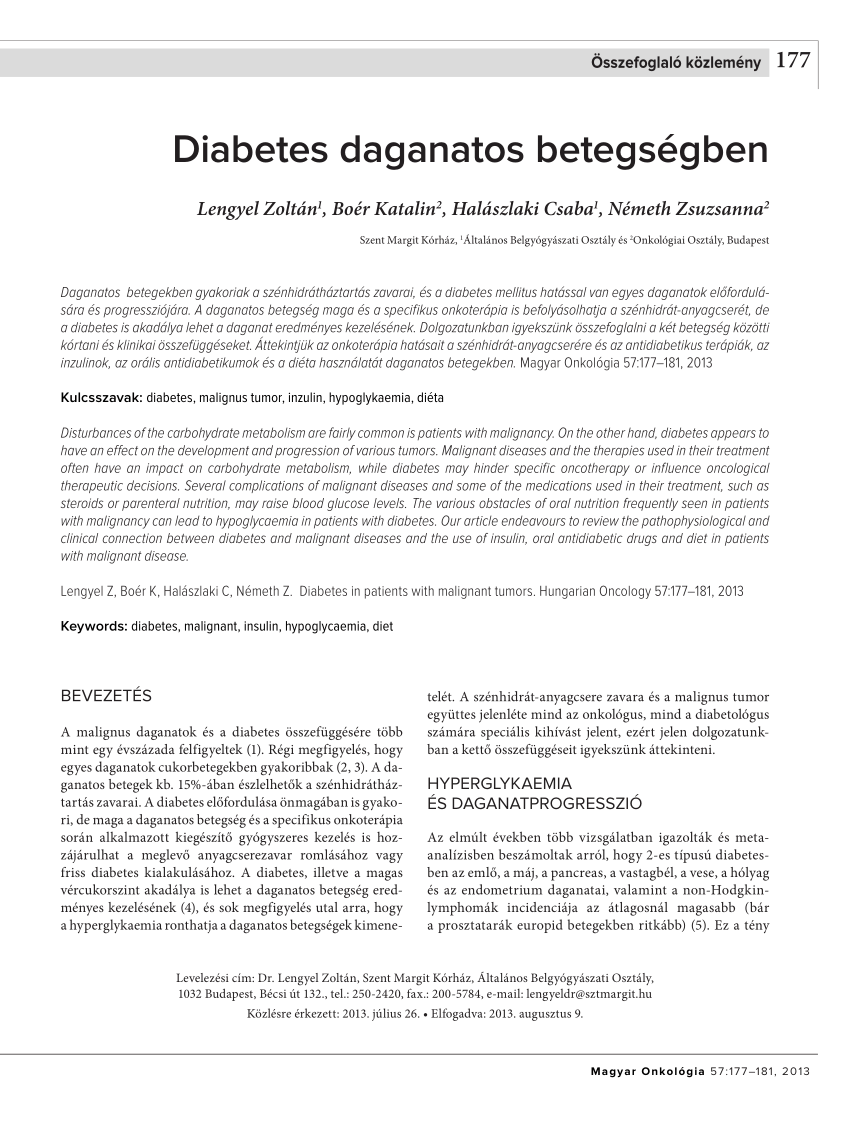 modern szempontok a kezelés 2-es típusú diabetes mellitus)