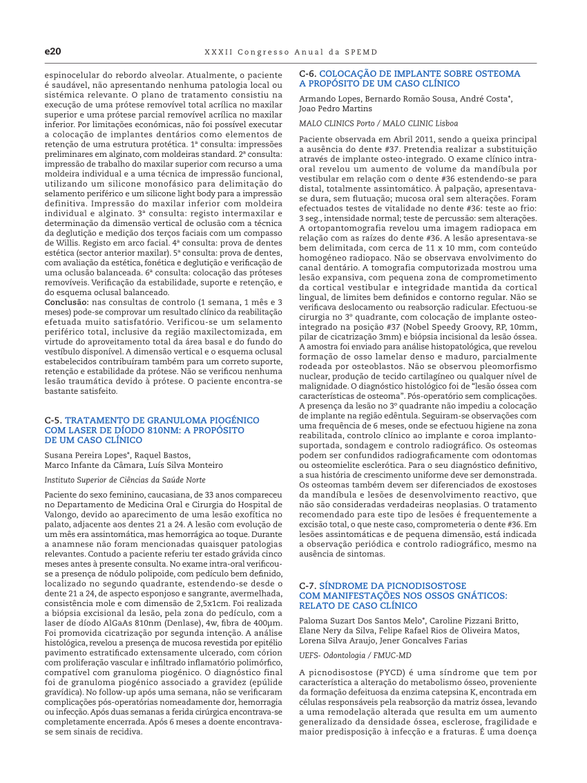 Osteoma de mandíbula: relato de caso