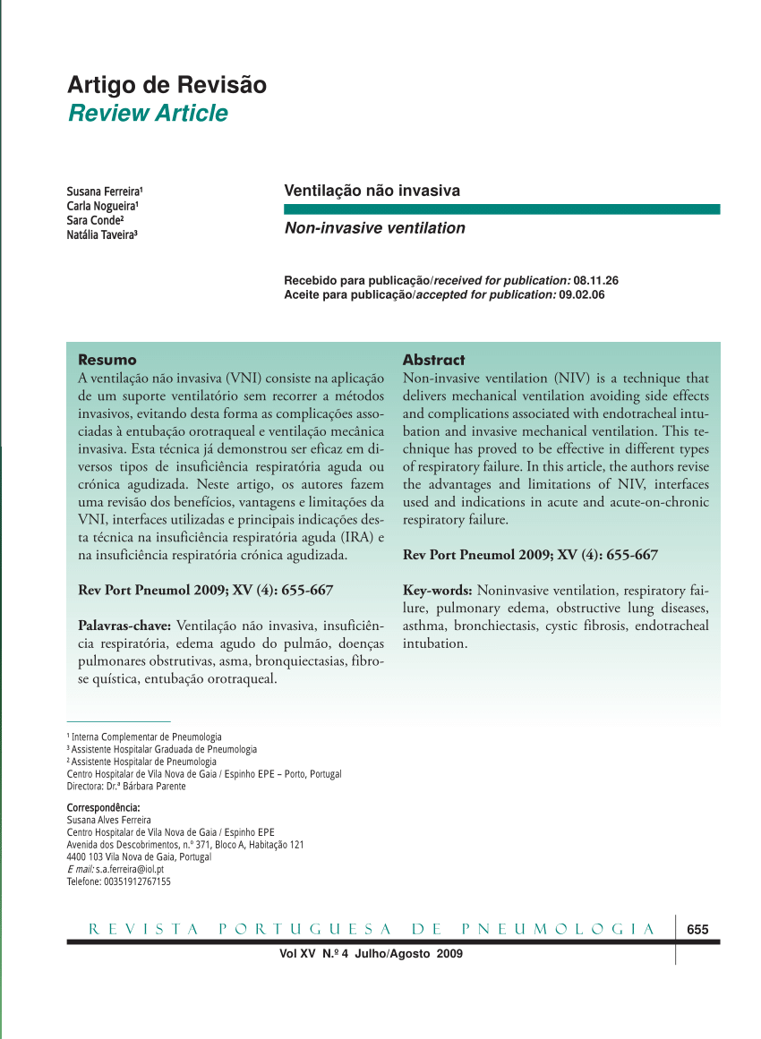 PDF) NAVA: Utilização de um novo modo de ventilação pulmonar mecânica  empediatria