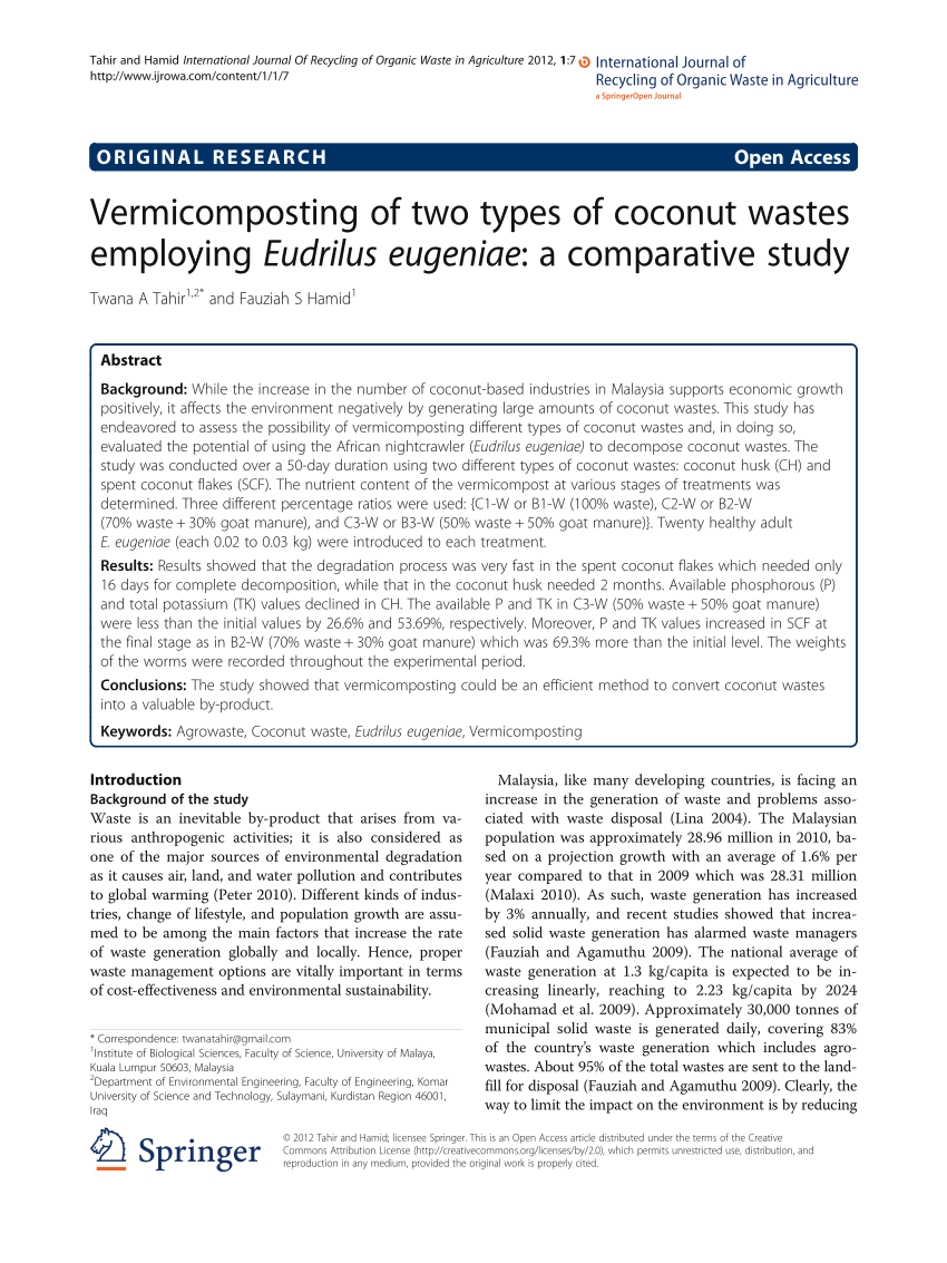 vermicomposting thesis pdf
