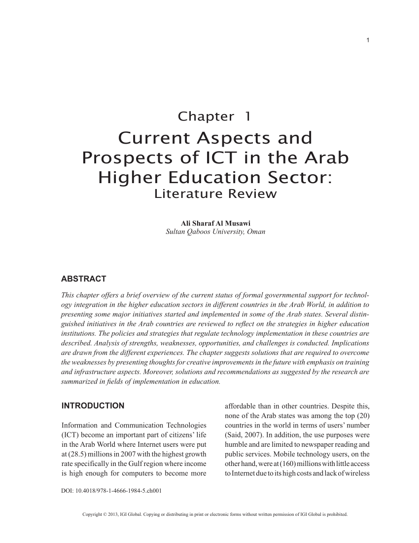 literature review on education reform in the uae