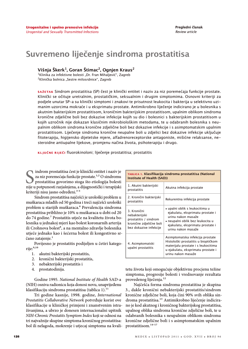 a prostatitis pdf kezelése