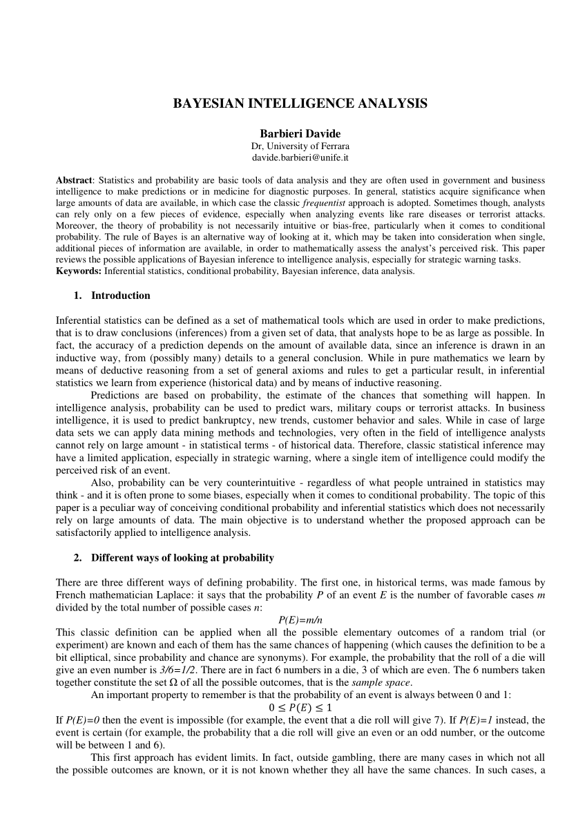 bayesian theory pdf