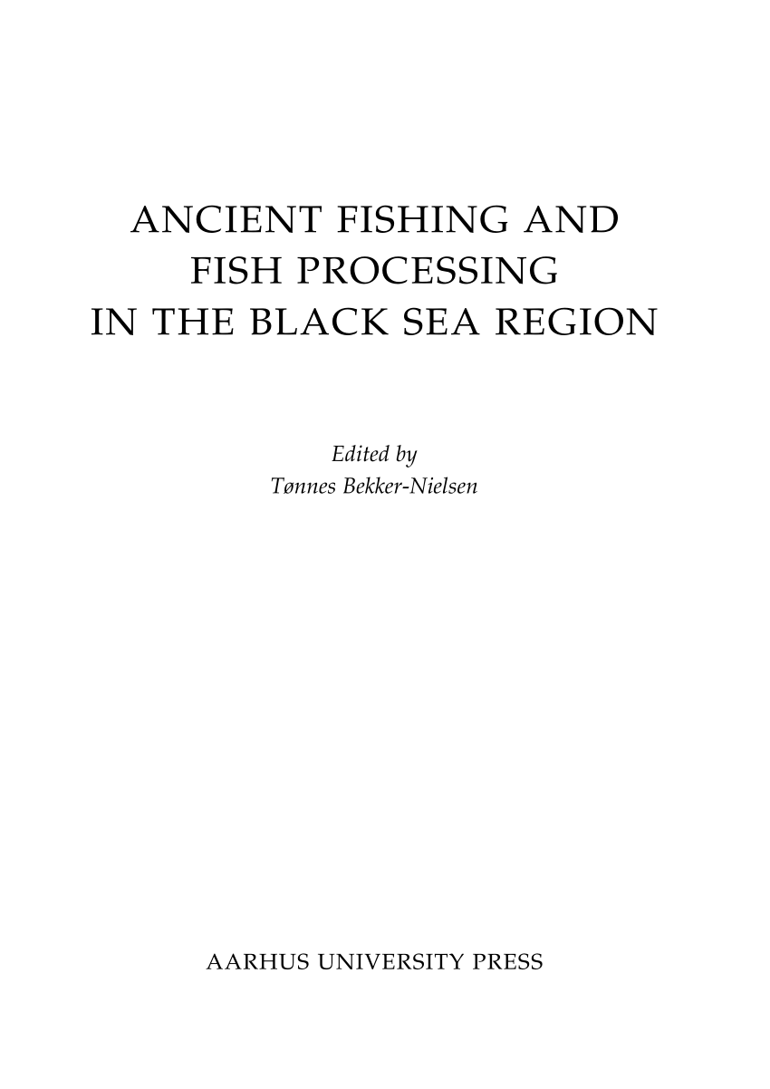 Pdf Fish And Money Numismatic Evidence For Black Sea Fishing
