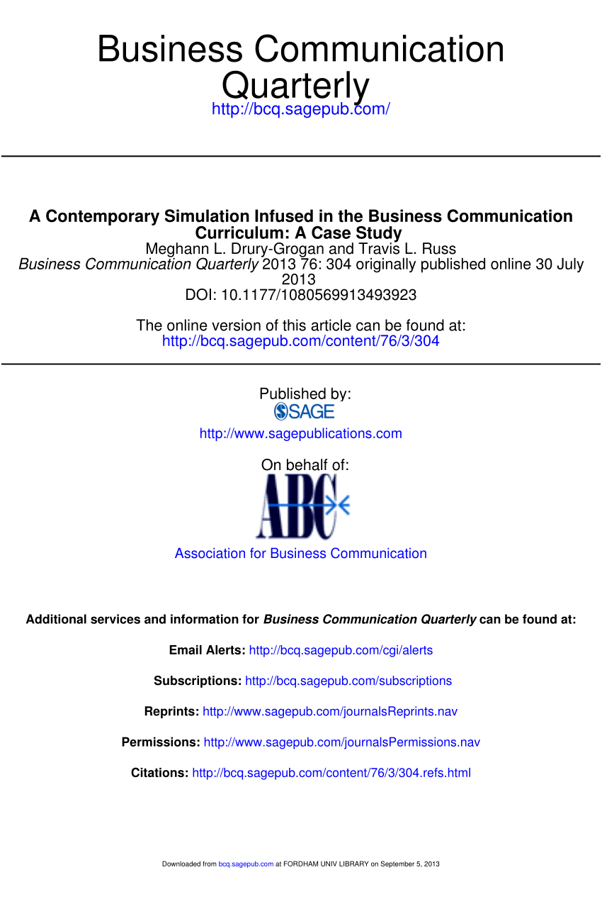 Fundamentals Of Contemporary Business Communication Pdf