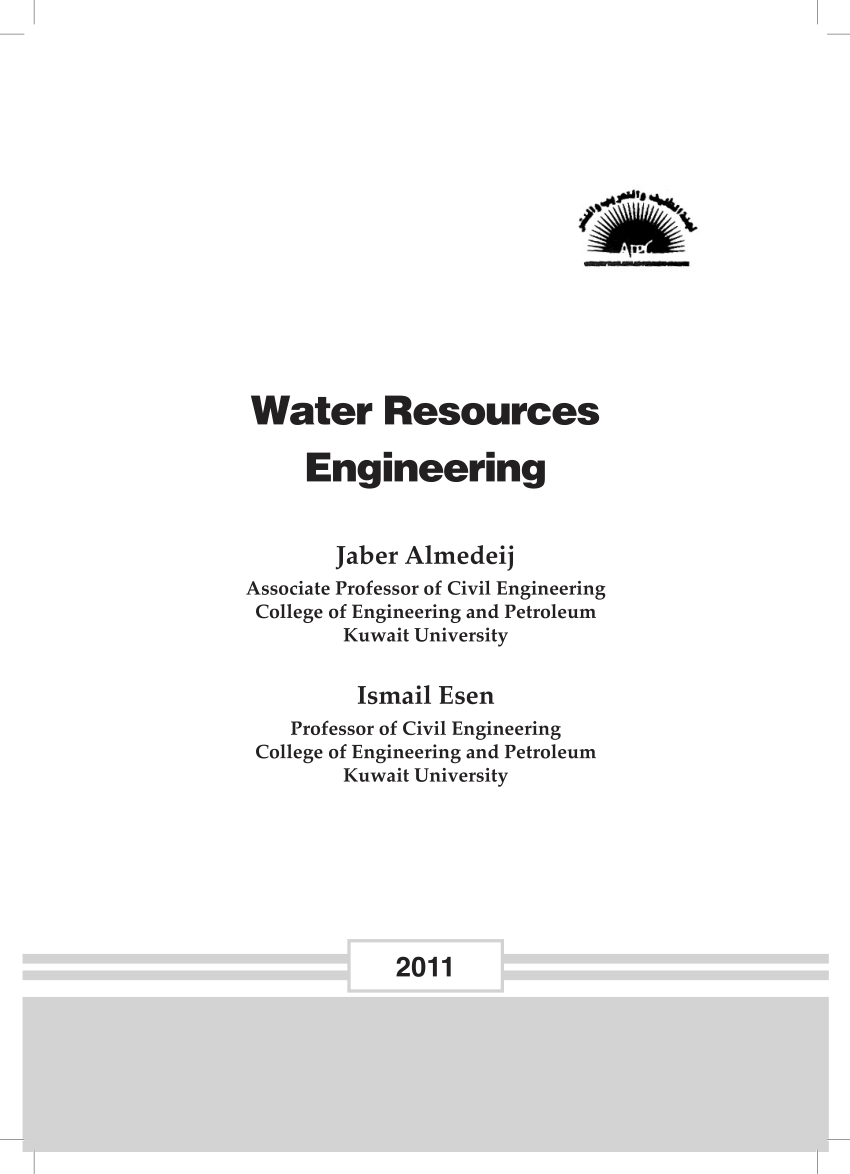 water resources research paper pdf