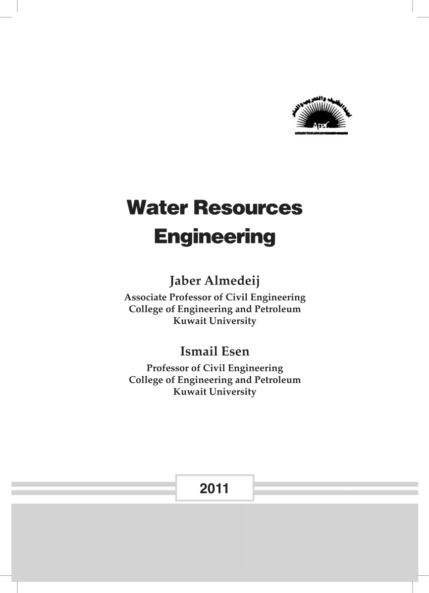 phd thesis in water resources engineering