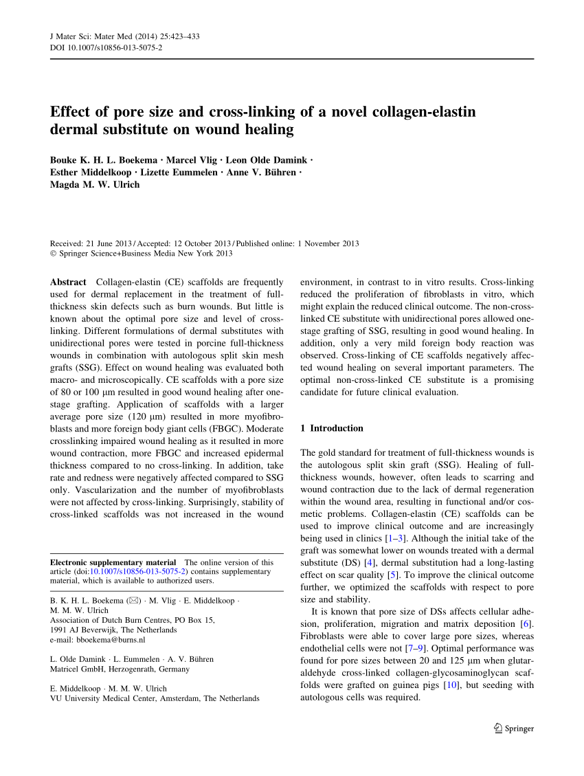 (PDF) Wound healing potential of Spirulina platensis 