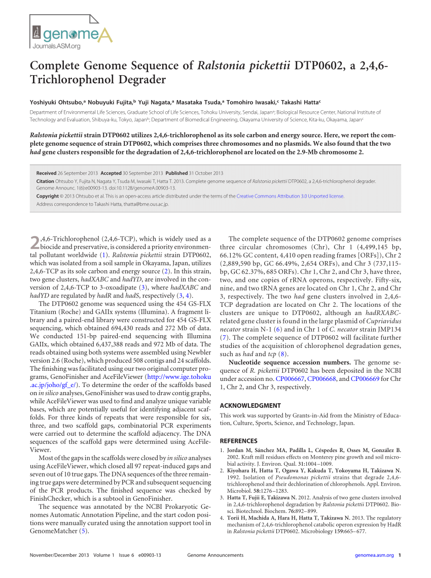 PDF) Isolation of an Insertion Sequence from Ralstonia