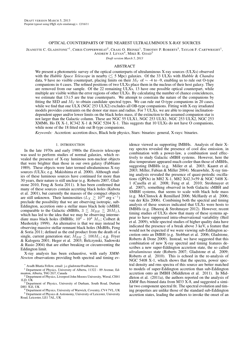 PDF) Revealing the nature of the ULX and X-ray population of the spiral  galaxy NGC 4088