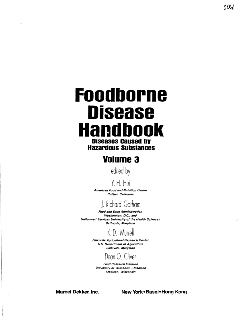 PDF) Toxicology of naturally occurring chemicals in food