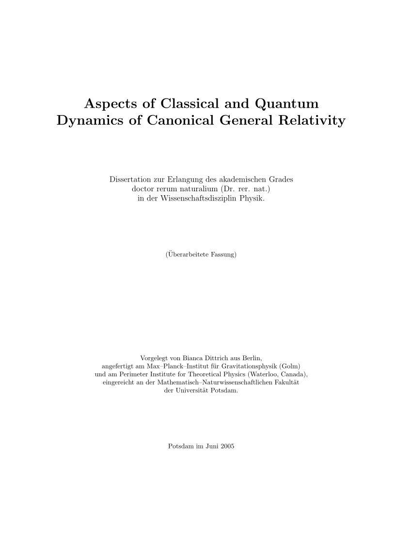 Chemistry phd quantum thesis