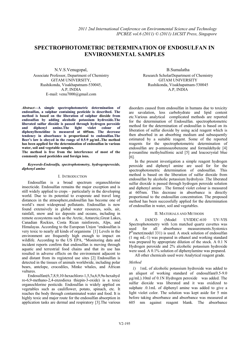 Pdf A Rapid Spectrophotometric Method For The Determination Of Trace Level Lead Using 1 5 Diphenylthiocarbazone In Aqueous Micellar Solutions