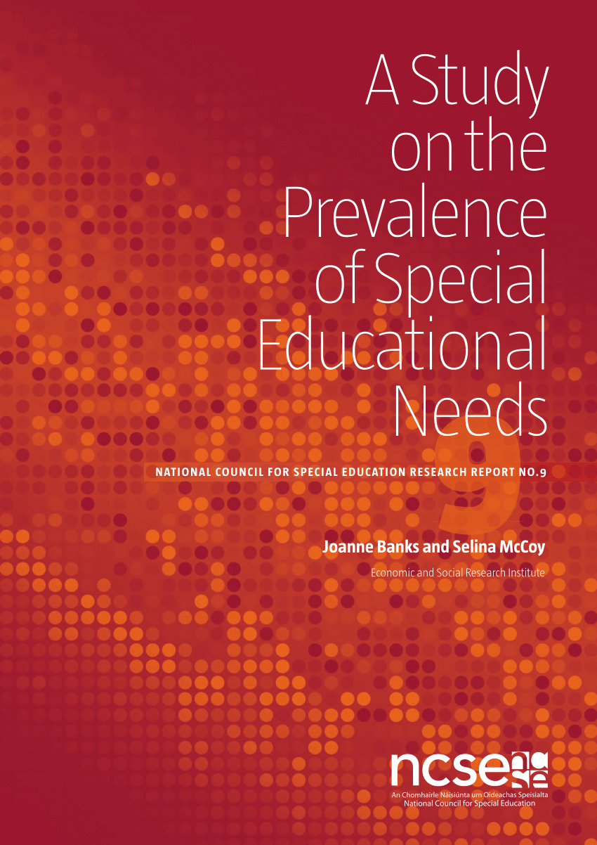 (PDF) A Study on the Prevalence of Special Educational Needs