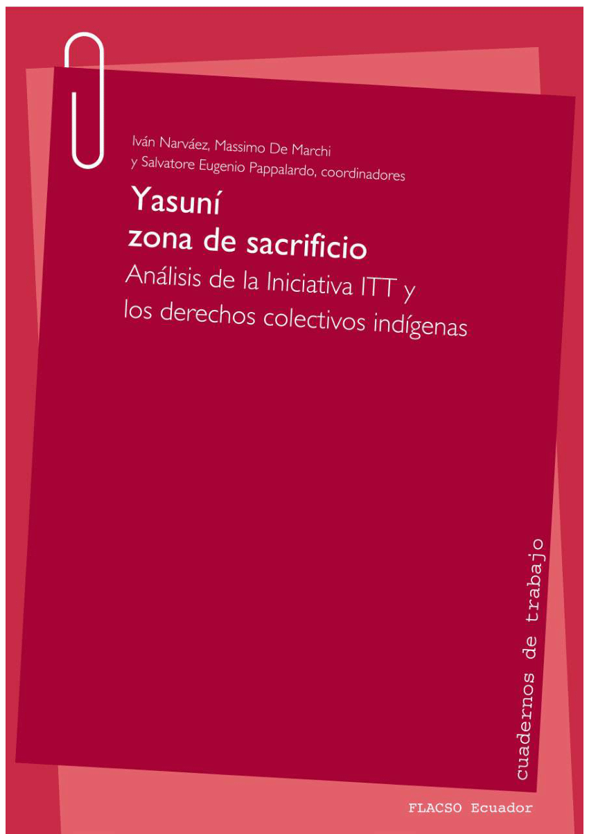 PDF Yasuní zona de sacrificio Análisis de la iniciativa ITT y  