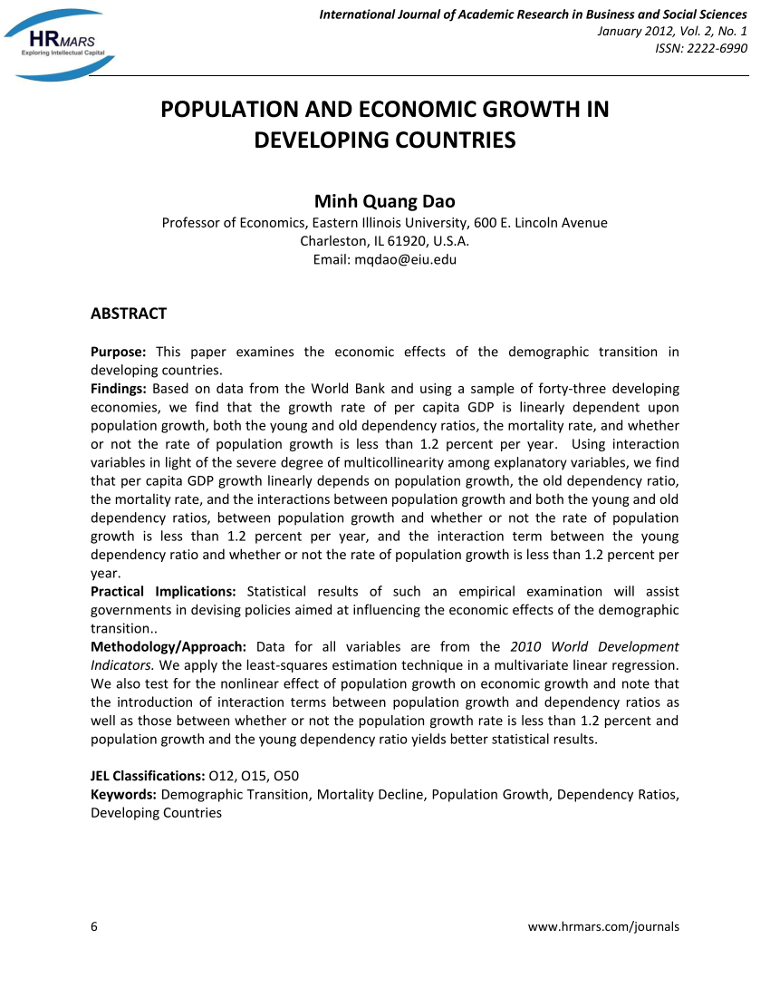 thesis on developing countries