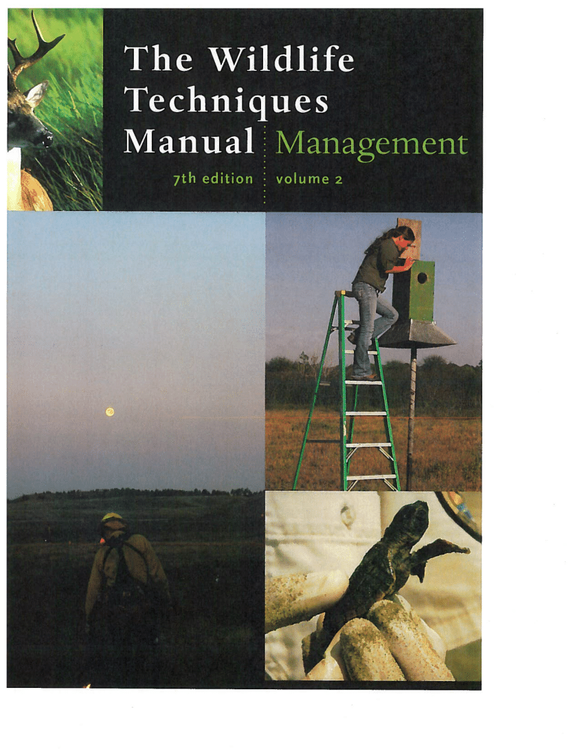 PDF) [Book Chapter in: The Wildlife Techniques Manual, 7th Edition