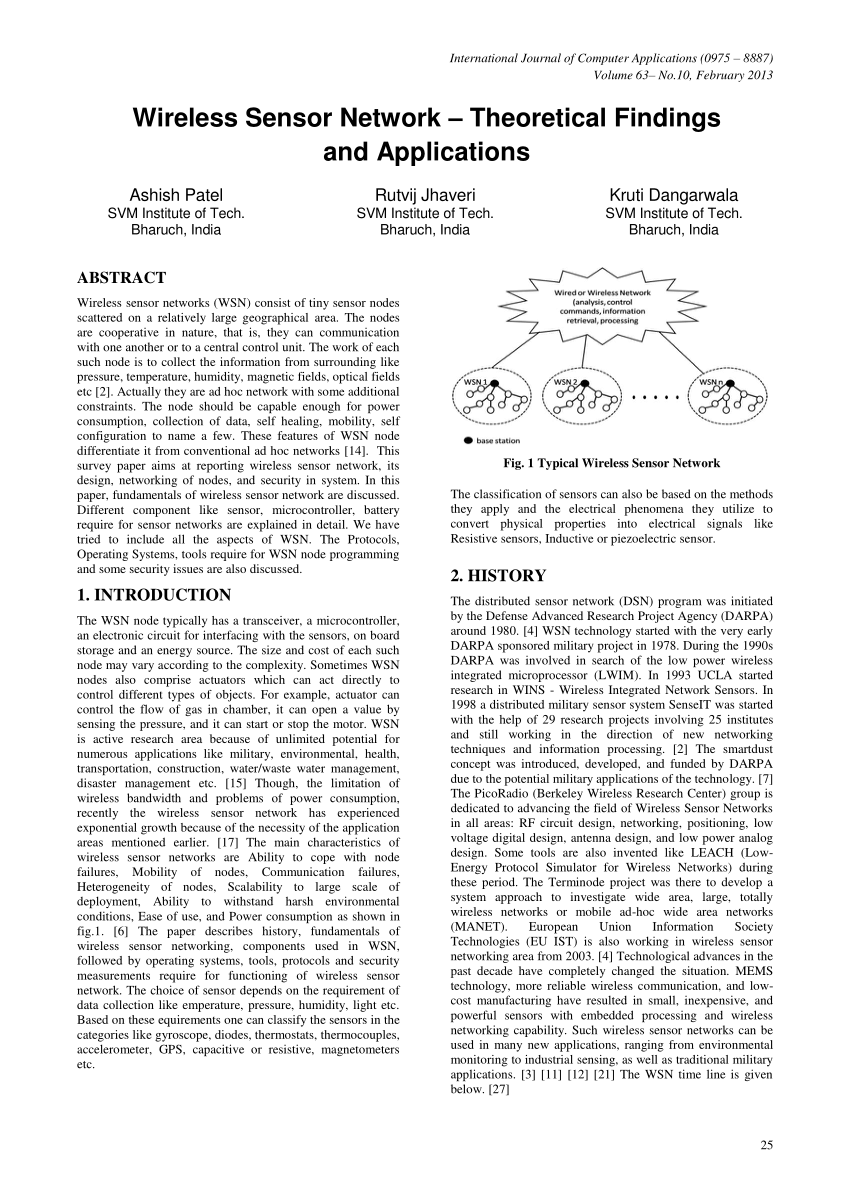 ieee research paper on sensor network