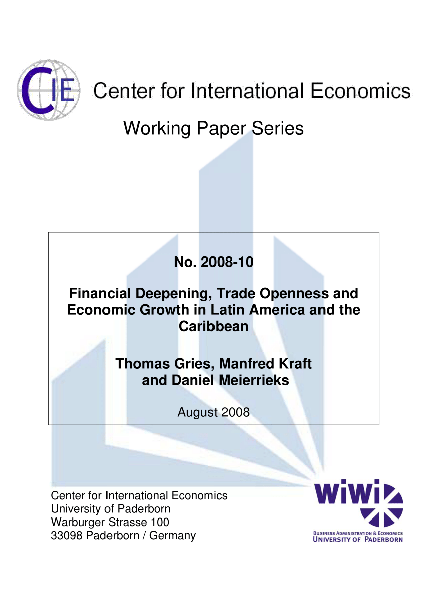 trade openness and economic growth thesis