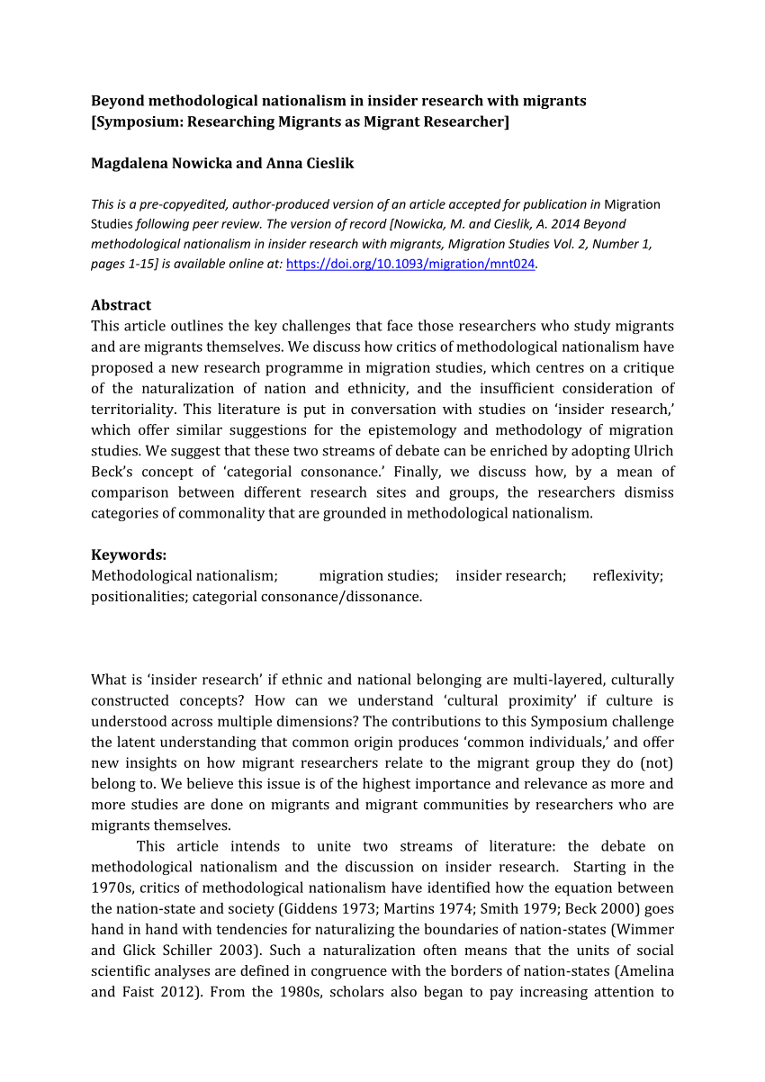 migrants research paper