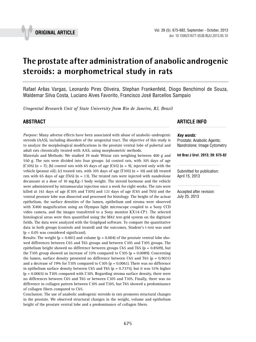 Prostatitis anabolikus szteroidok