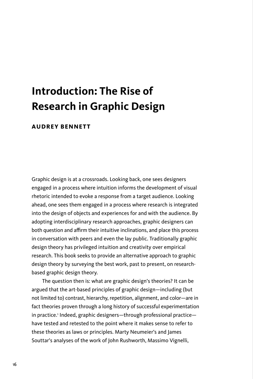 graphic design research assignment
