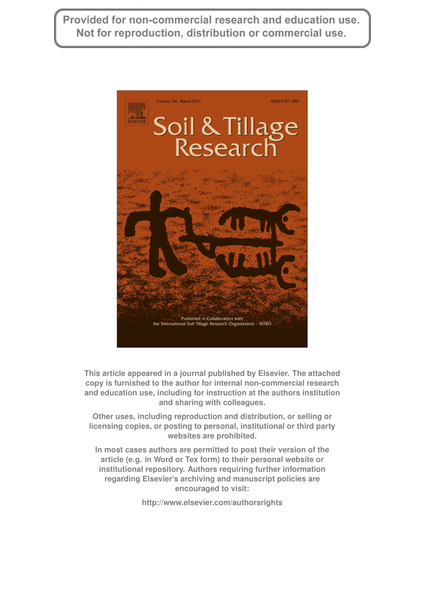 soil and tillage research