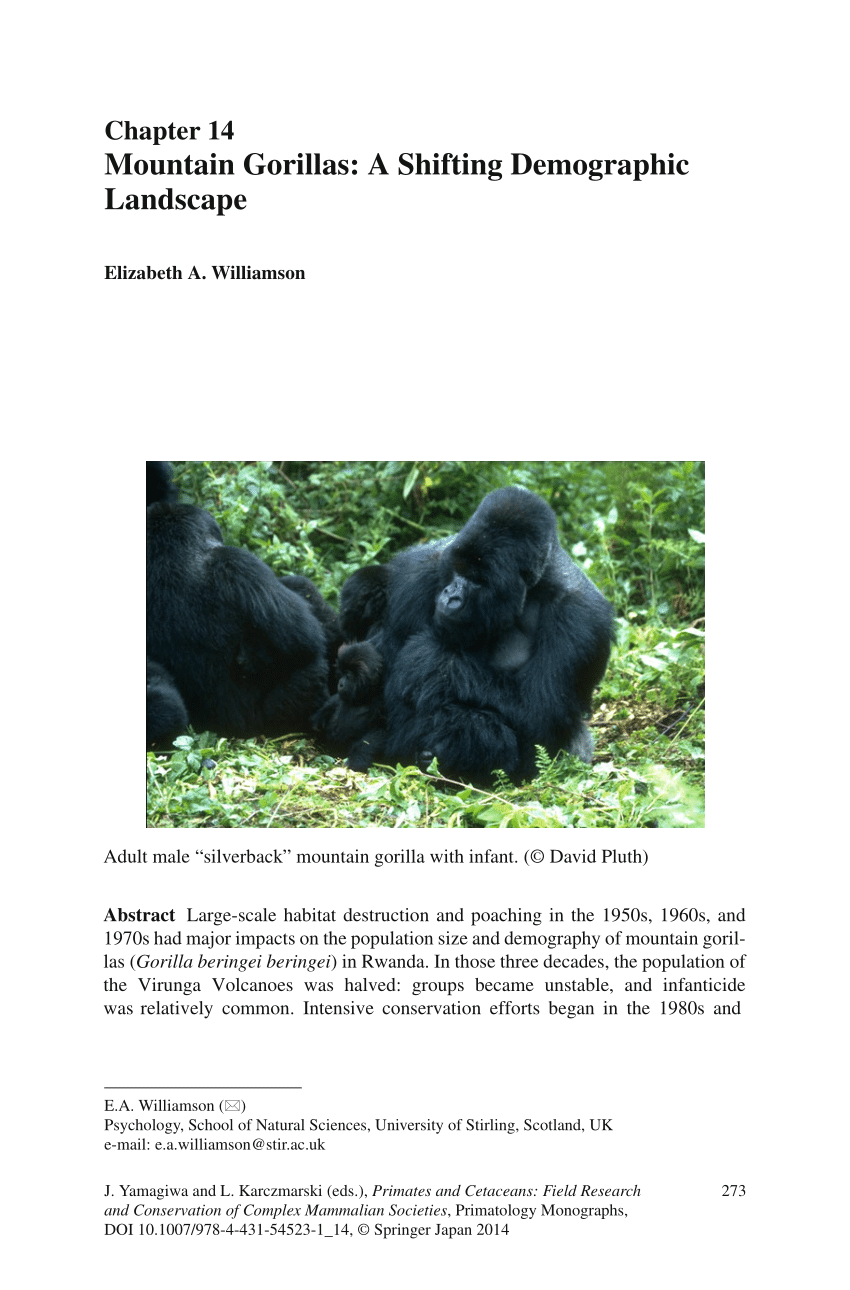 gorillas in the mist book