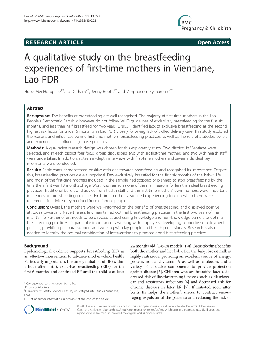 thesis on breastfeeding