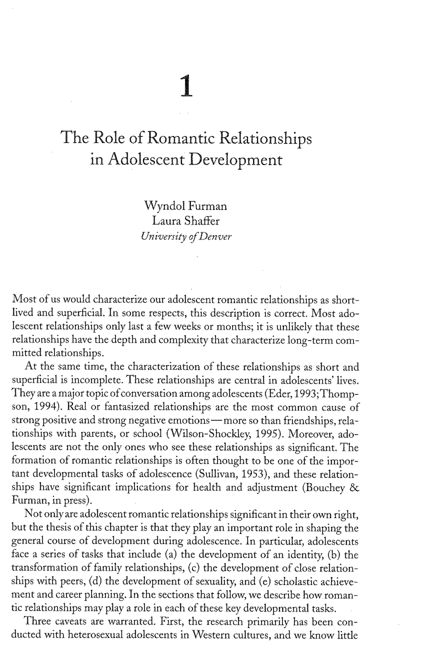 research paper about romantic love