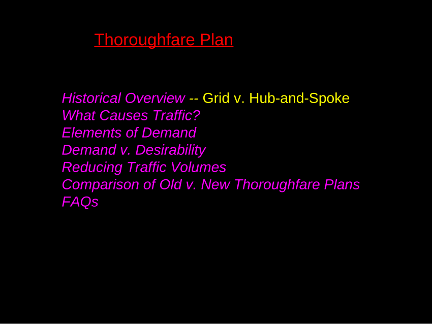 Pdf Thoroughfare Plan