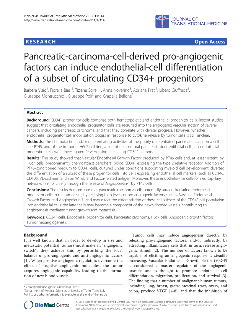 PDF) Pancreatic-carcinoma-cell-derived pro-angiogenic factors can ...