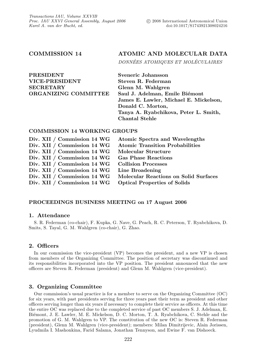 Pdf R Matrix Calculations For Polyatomic Molecular Ions