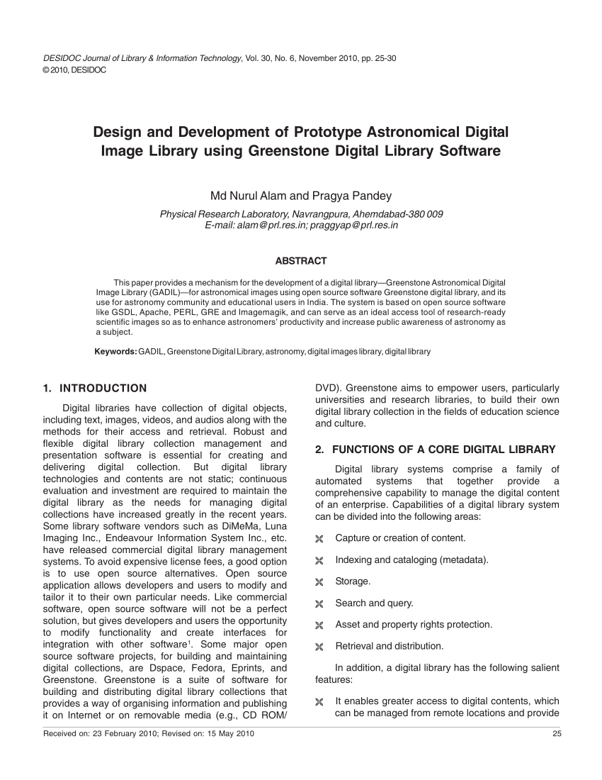 (PDF) Design and Development of Prototype Astronomical Digital Image ...