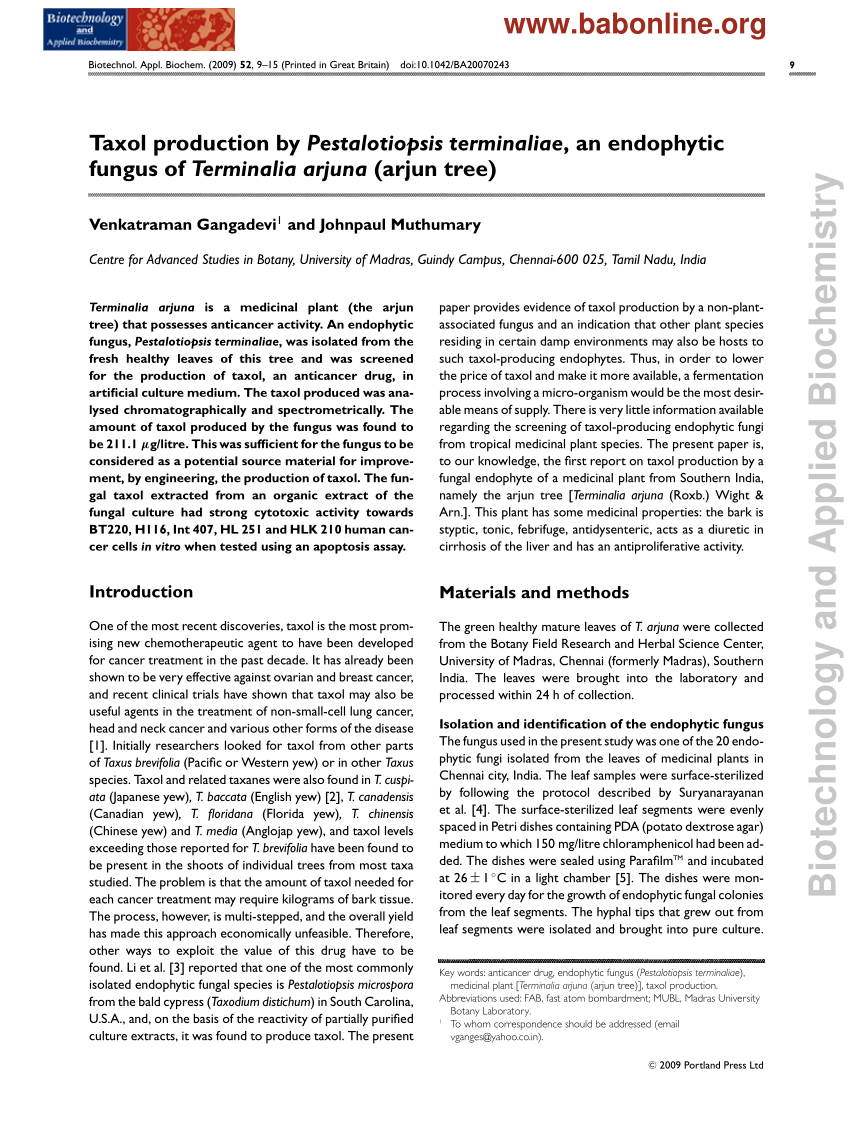 pdf-taxol-production-by-pestalotiopsis-terminaliae-an-endophytic