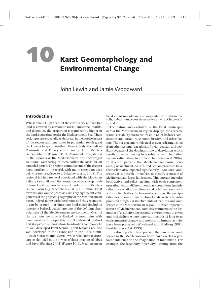 PDF) Geomorphological units in Arcos-pains karst region, Minas