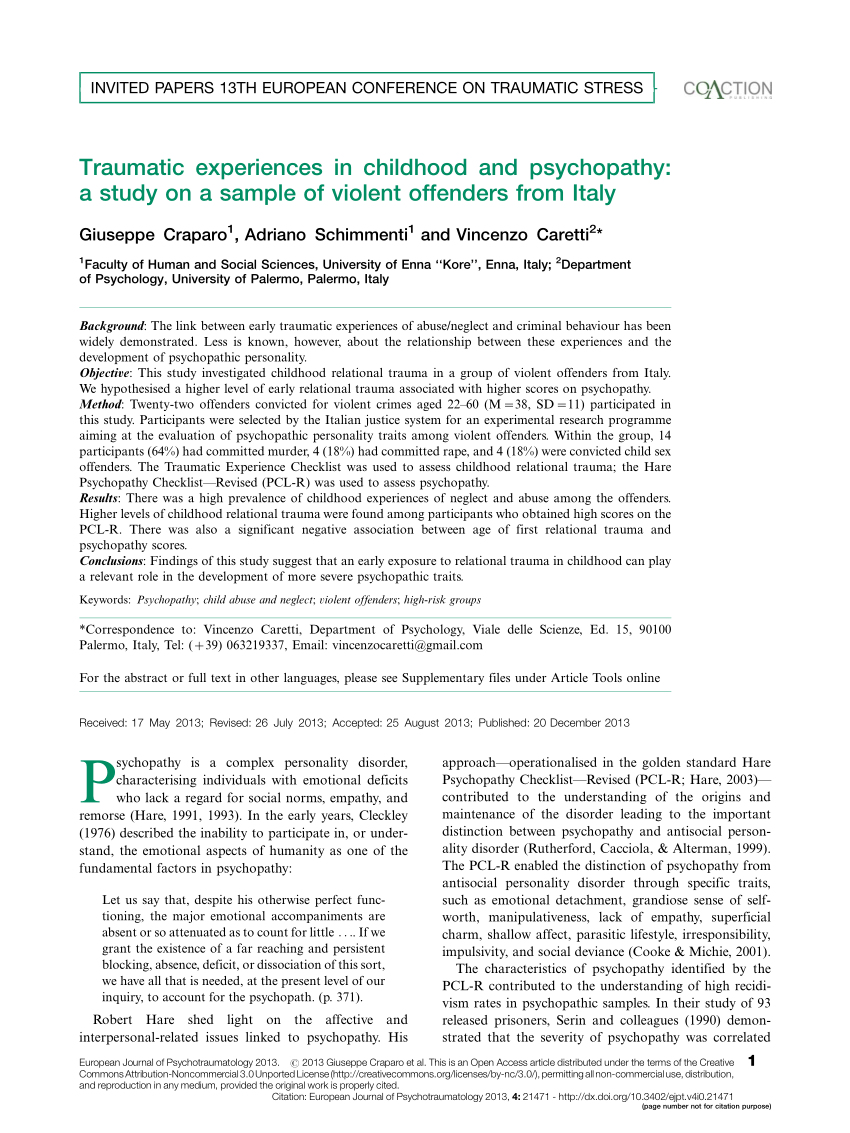 hare psychopathy checklist .pdf download